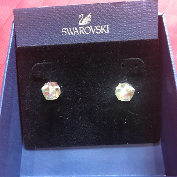 NIB Swarovski Light Azore POINTS OF LIGHT Earrings - Picture 4 of 5